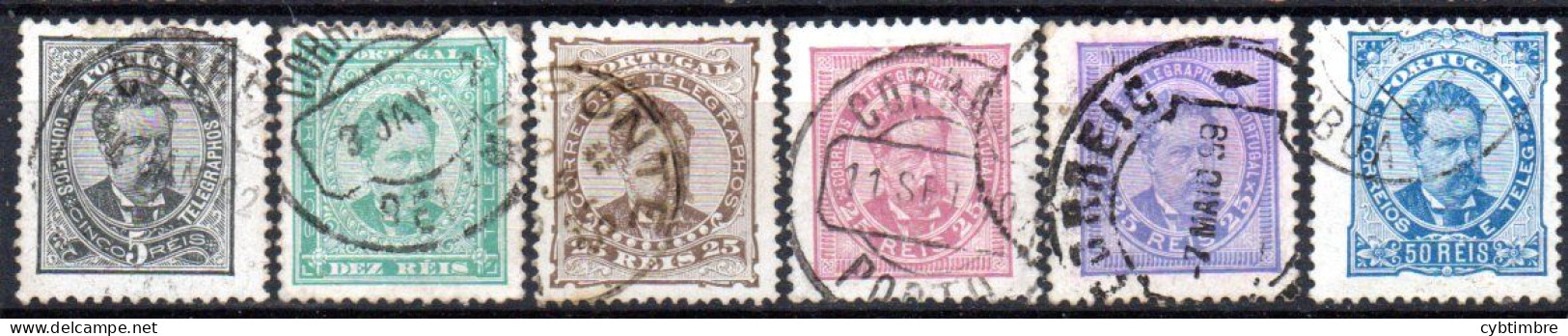 Portugal: Yvert N° 56/61; 6 Valeurs; Cote 20.50€ - Used Stamps