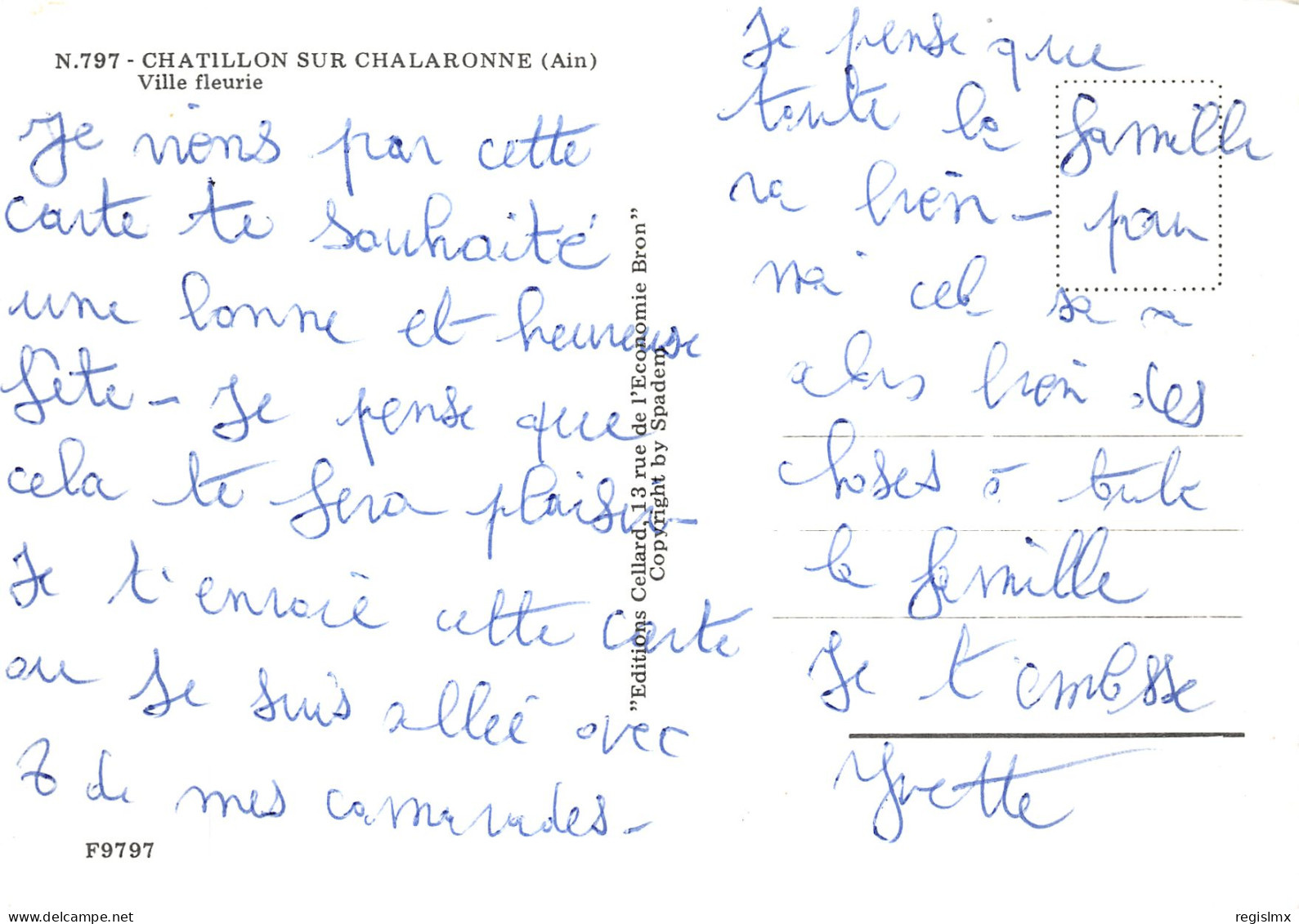 01-CHATILLON SUR CHALARONNE-N°T1087-B/0105 - Châtillon-sur-Chalaronne