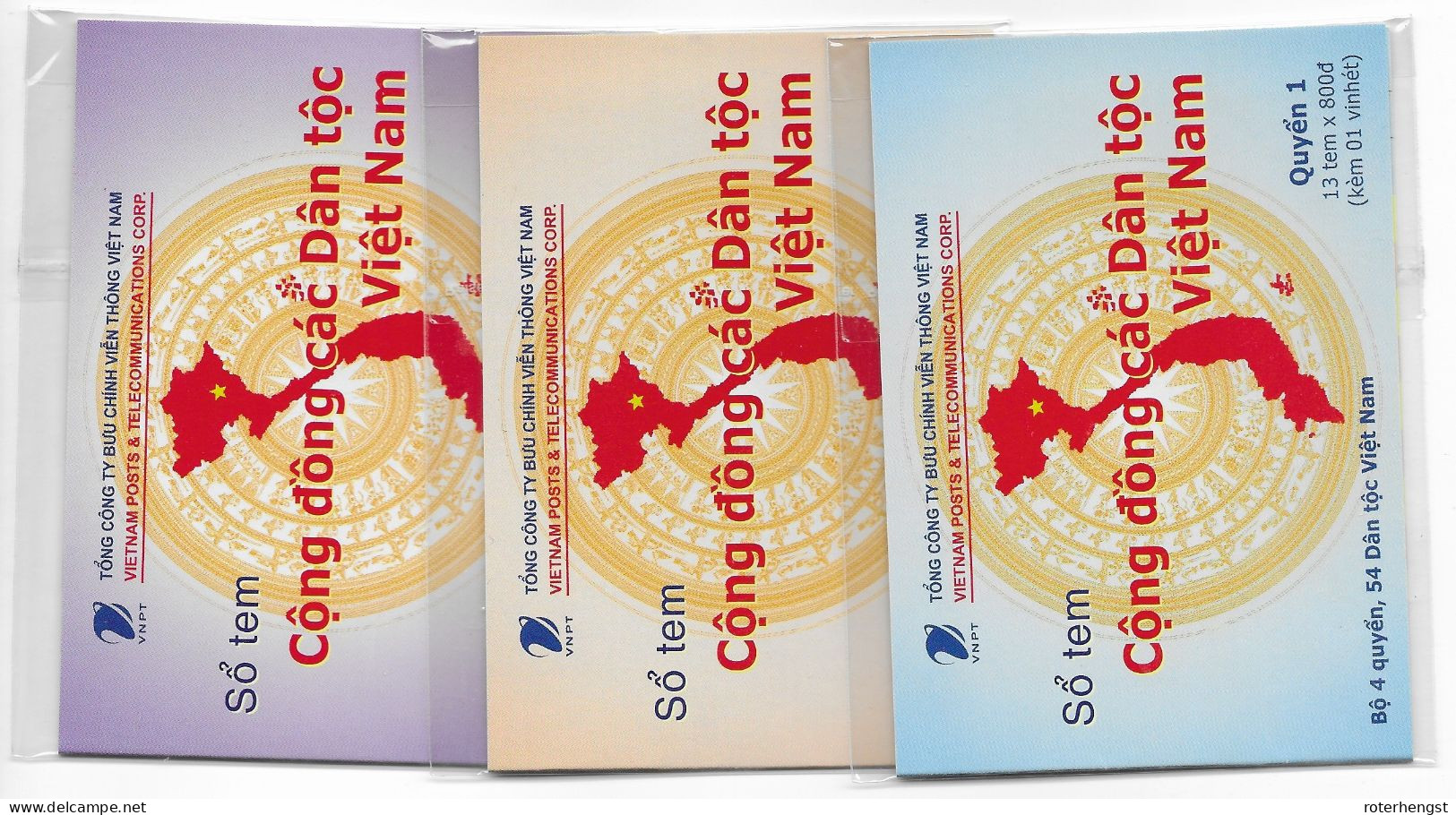 Vietnam 2005 Booklets Series In 4 Different Colours In Sealed Blisters Mnh ** 80 Euros (2 Scans) - Vietnam