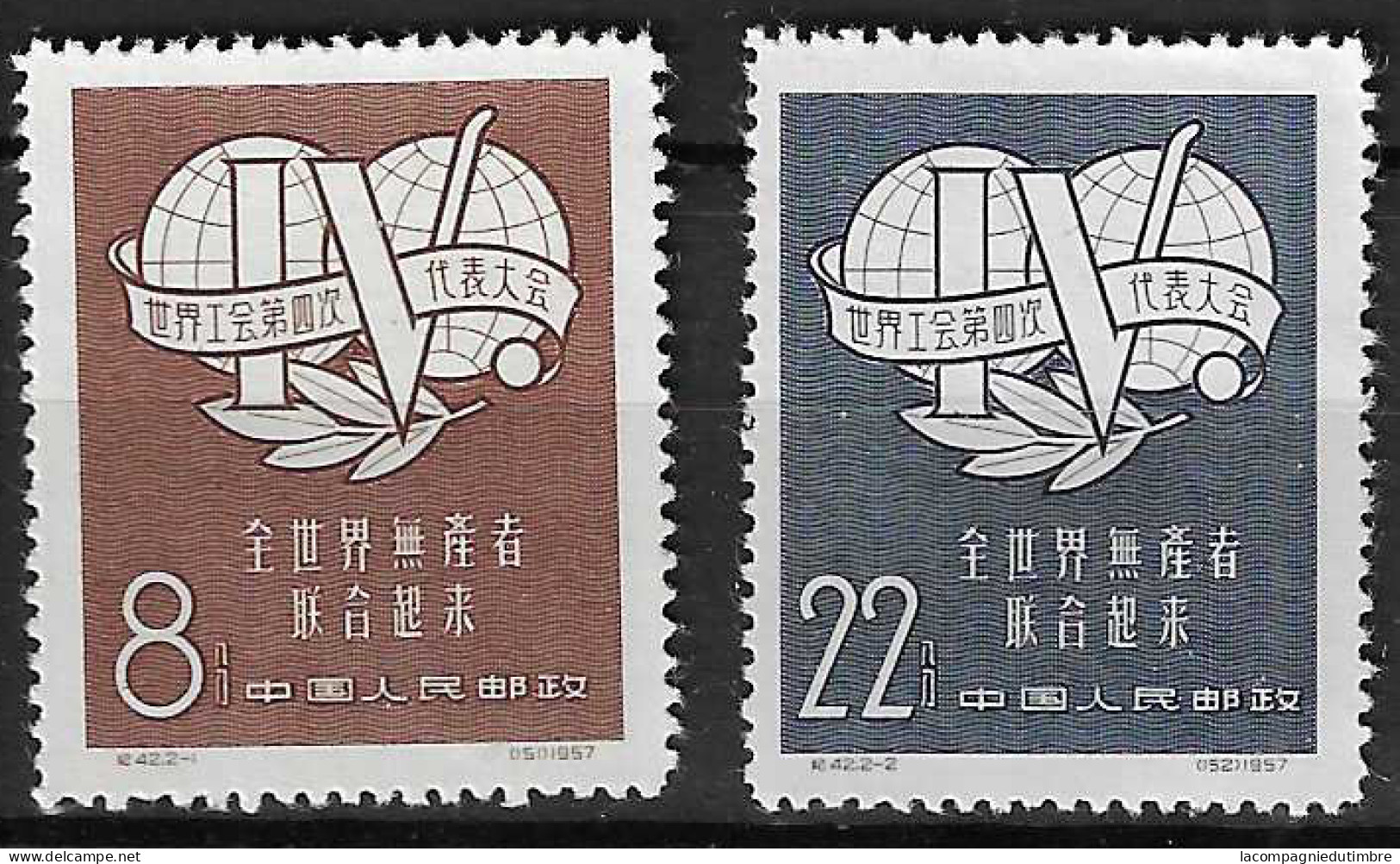 Chine/China YT N° 1105/1106 Neufs ** MNH. TB - Unused Stamps