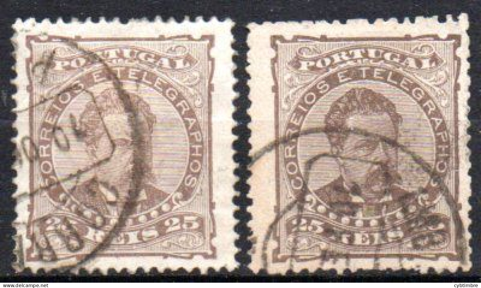 Portugal: Yvert N° 59A + 59B; Cote 7.00€ - Used Stamps
