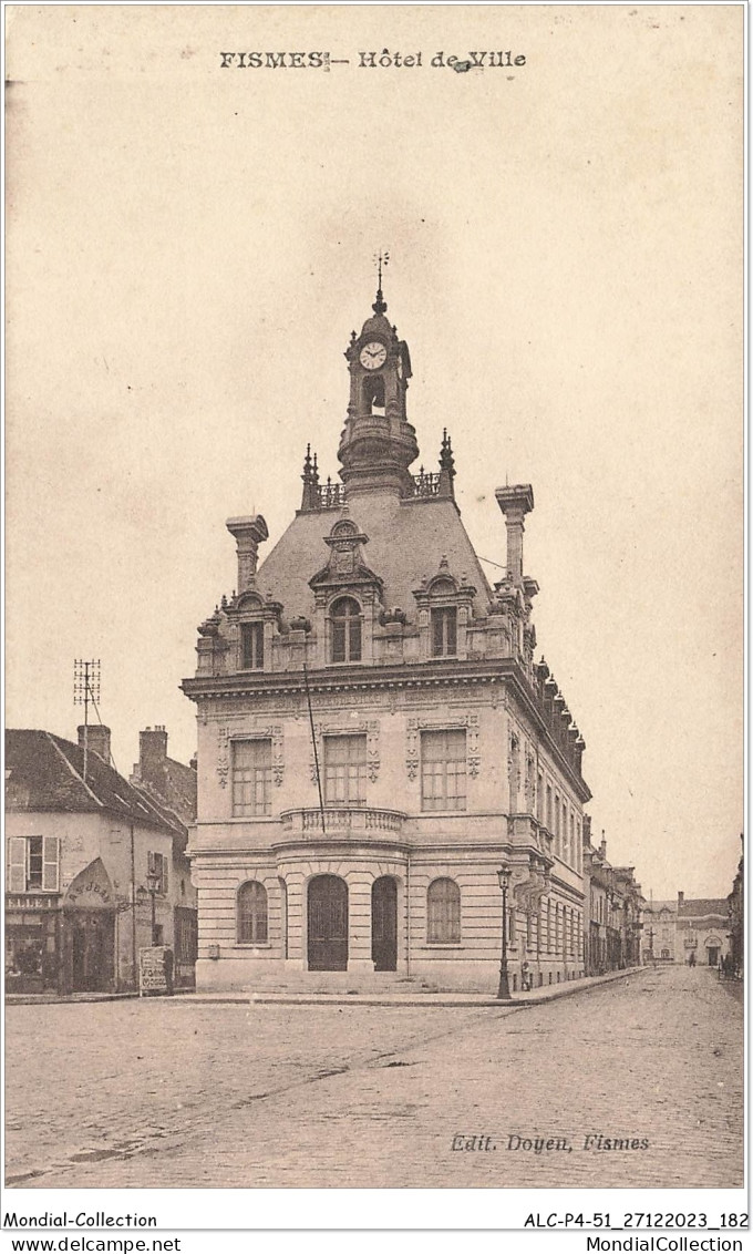 ALCP4-51-0392 - FISMES - Hôtel De Ville  - Fismes