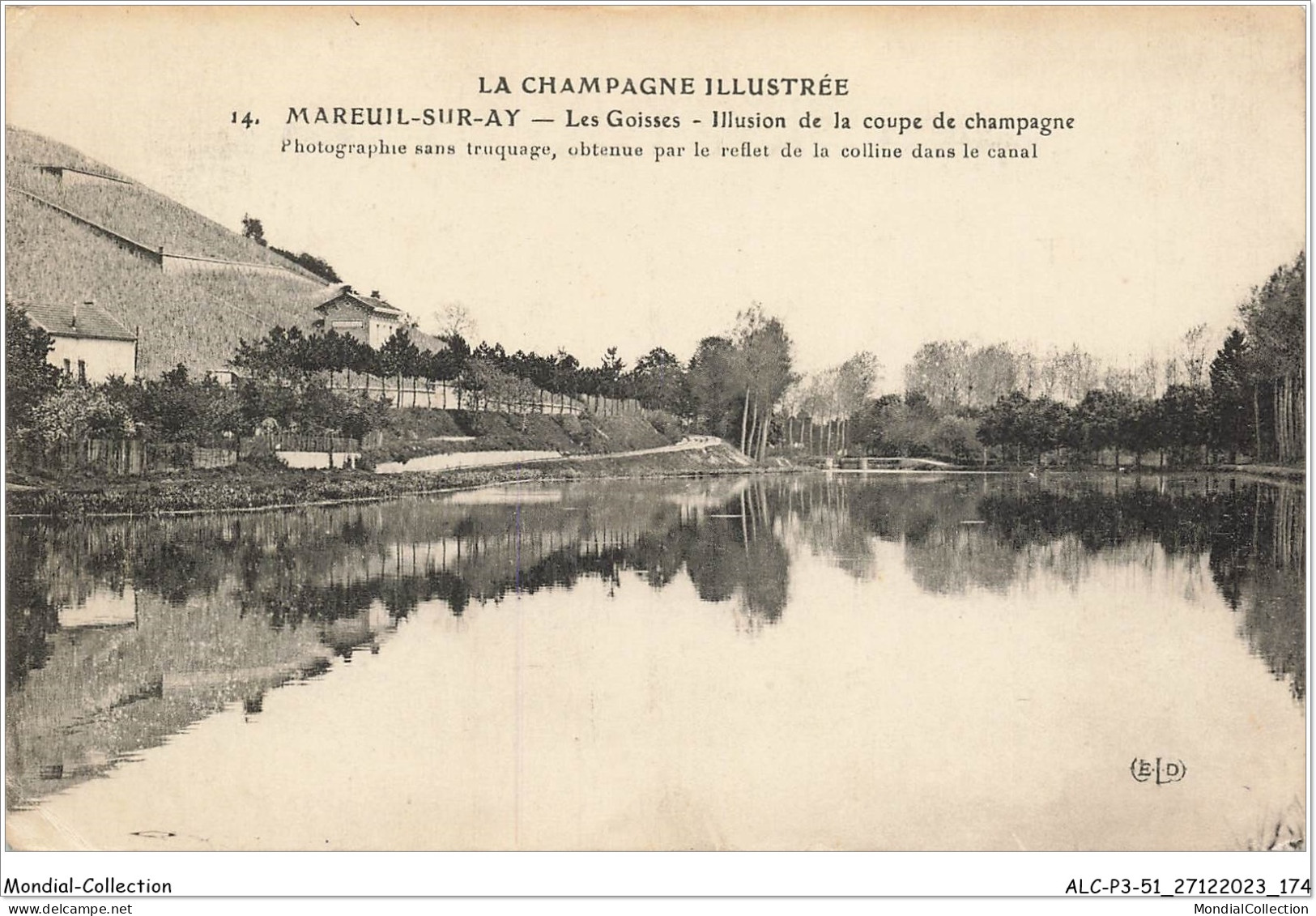 ALCP3-51-0288 - MAREUIL-SUR-AY - Les Goisses - Illusion De La Coupe De Champagne  - Mareuil-sur-Ay