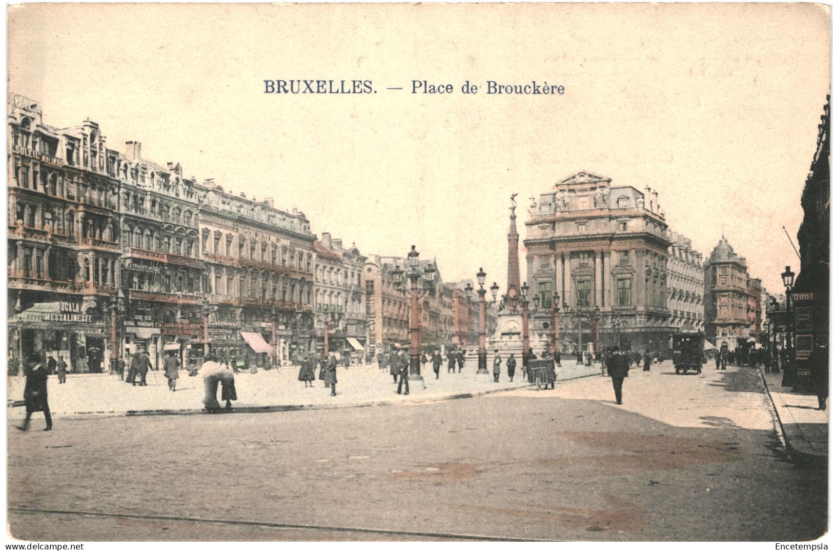 CPA Carte Postale Belgique  Bruxelles Place De Brouckère   VM79641 - Marktpleinen, Pleinen