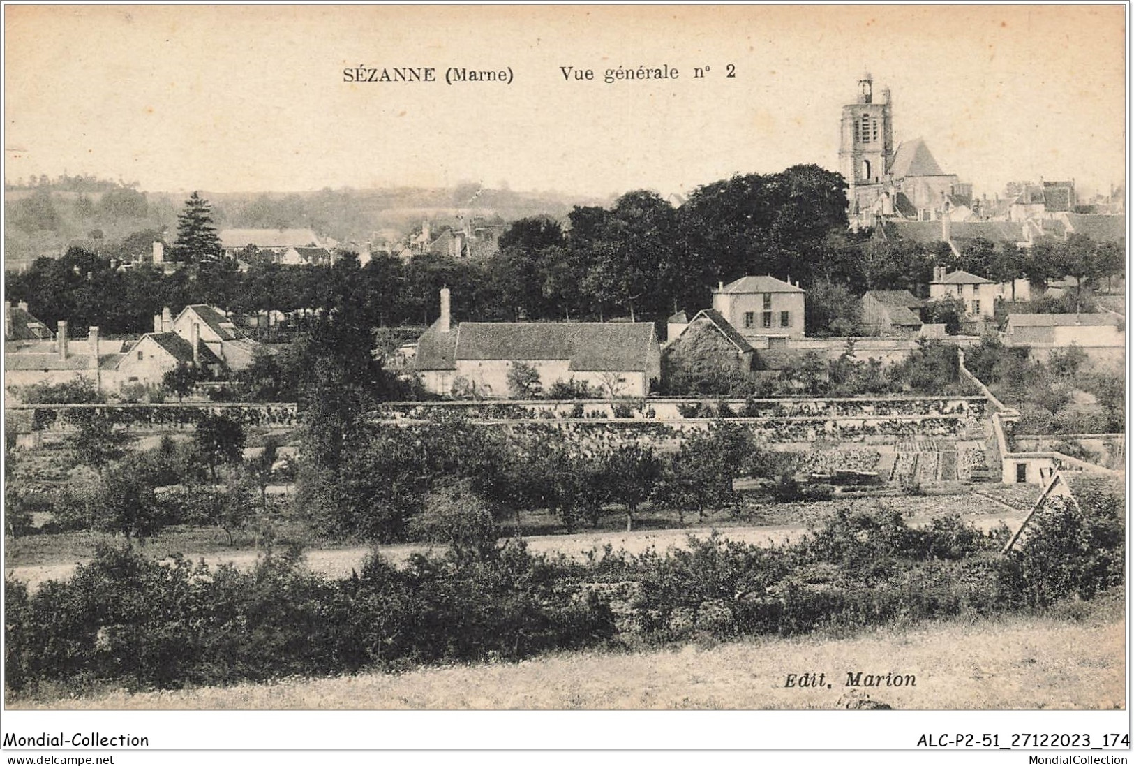 ALCP2-51-0188 - SEZANNE - Marne - Vue Générale NÂ°2 - Sezanne