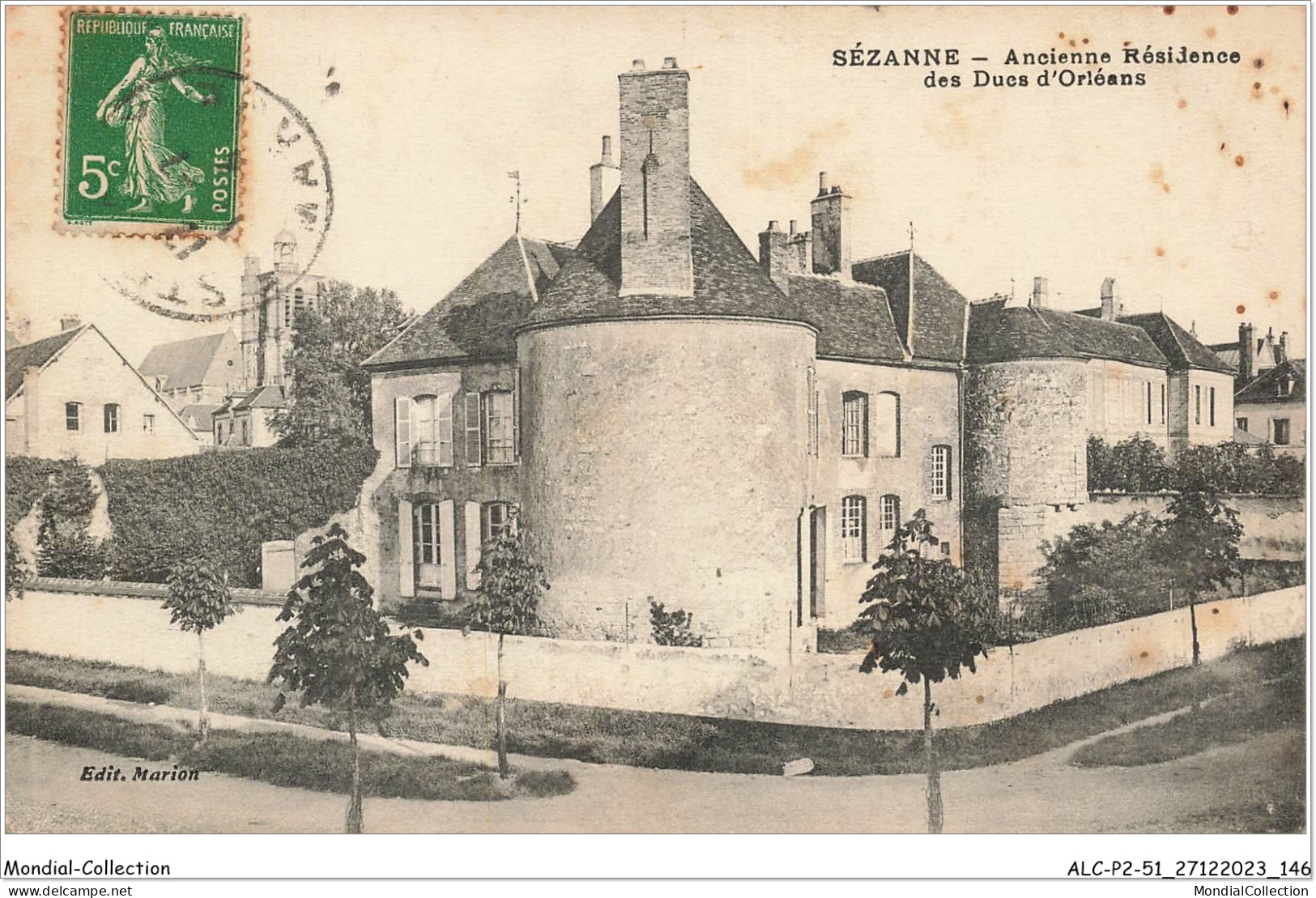 ALCP2-51-0174 - SEZANNE - Marne - Ancienne Résidence Des Ducs D'orléans  - Sezanne