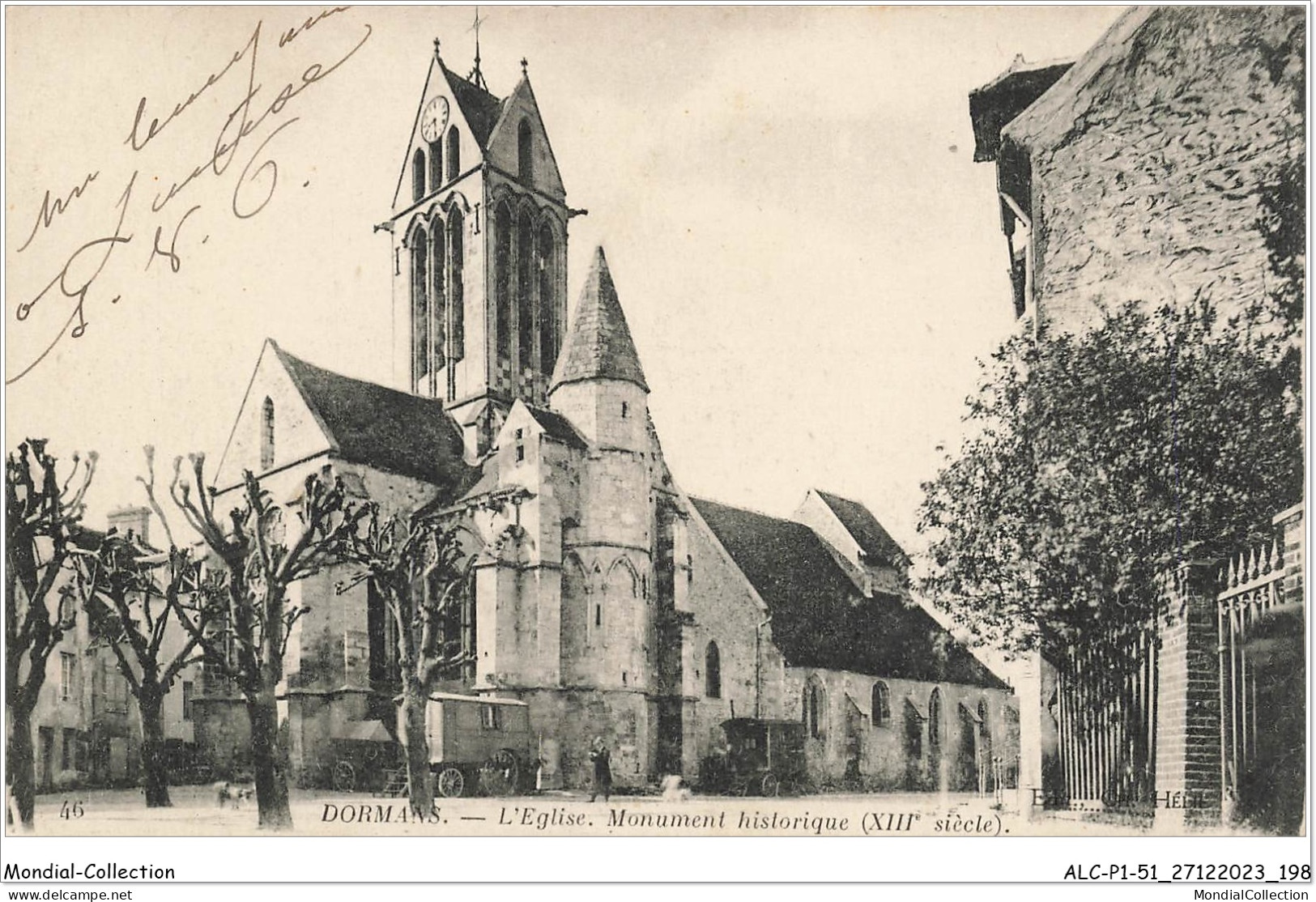 ALCP1-51-0100 - DORMANS - L'église - Monument Historique - XIIIe Siècle  - Dormans