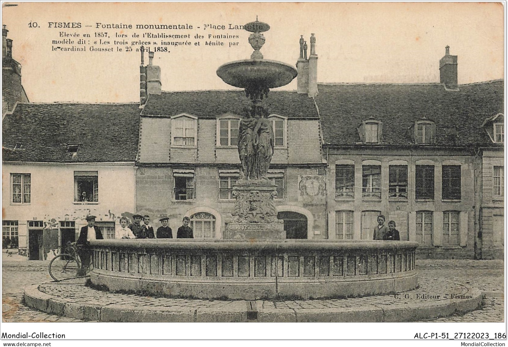ALCP1-51-0094 - FISMES - Fontaine Monumentale - Place Lamote  - Fismes