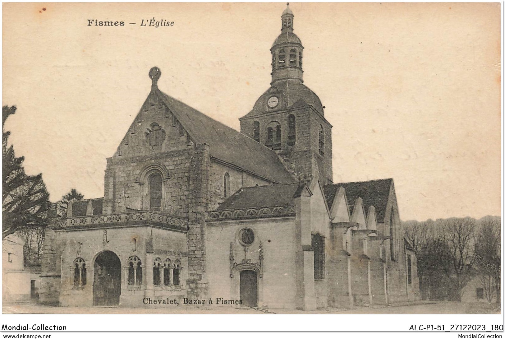 ALCP1-51-0091 - FISMES - L'église - Fismes