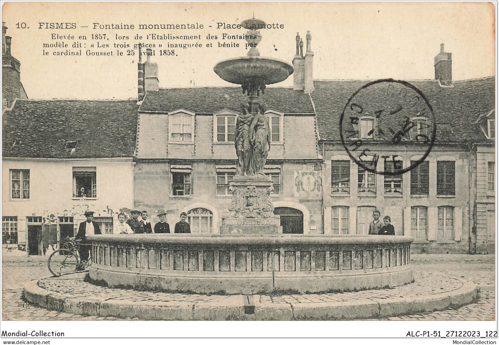 ALCP1-51-0062 - FISME - Fontaine Monumentale - Place Lamotte  - Fismes