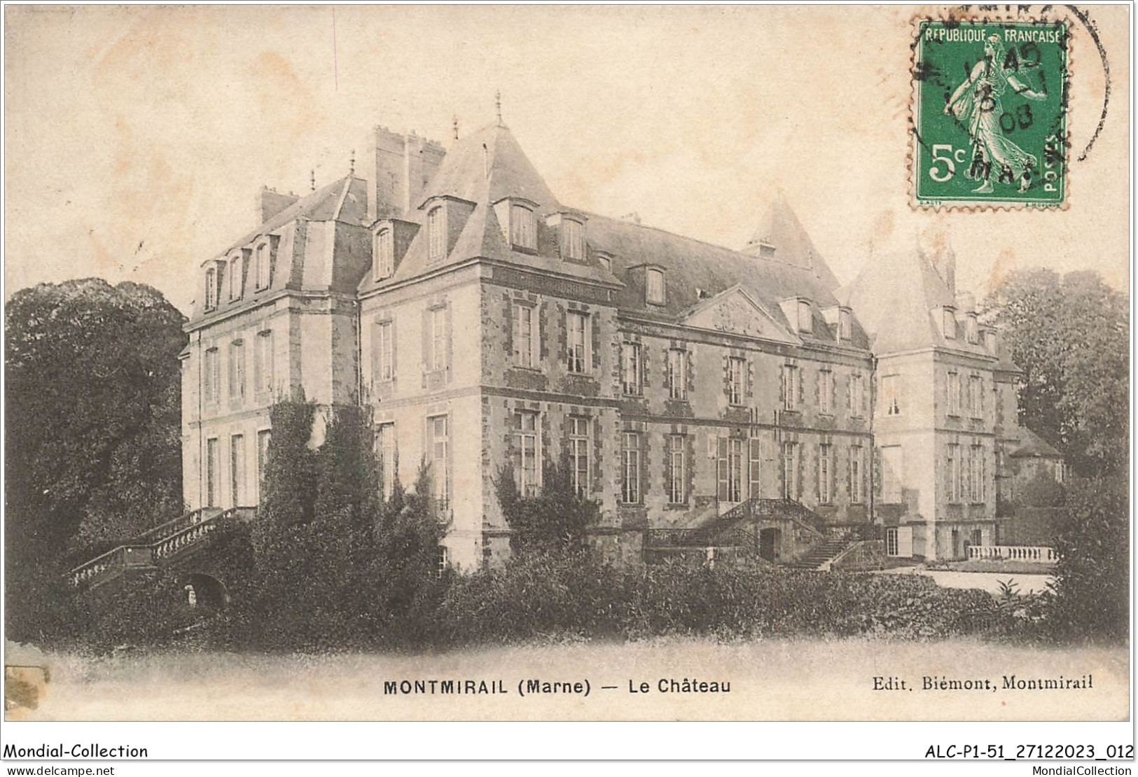 ALCP1-51-0007 - MONTMIRAIL - Marne - Le Château  - Montmirail