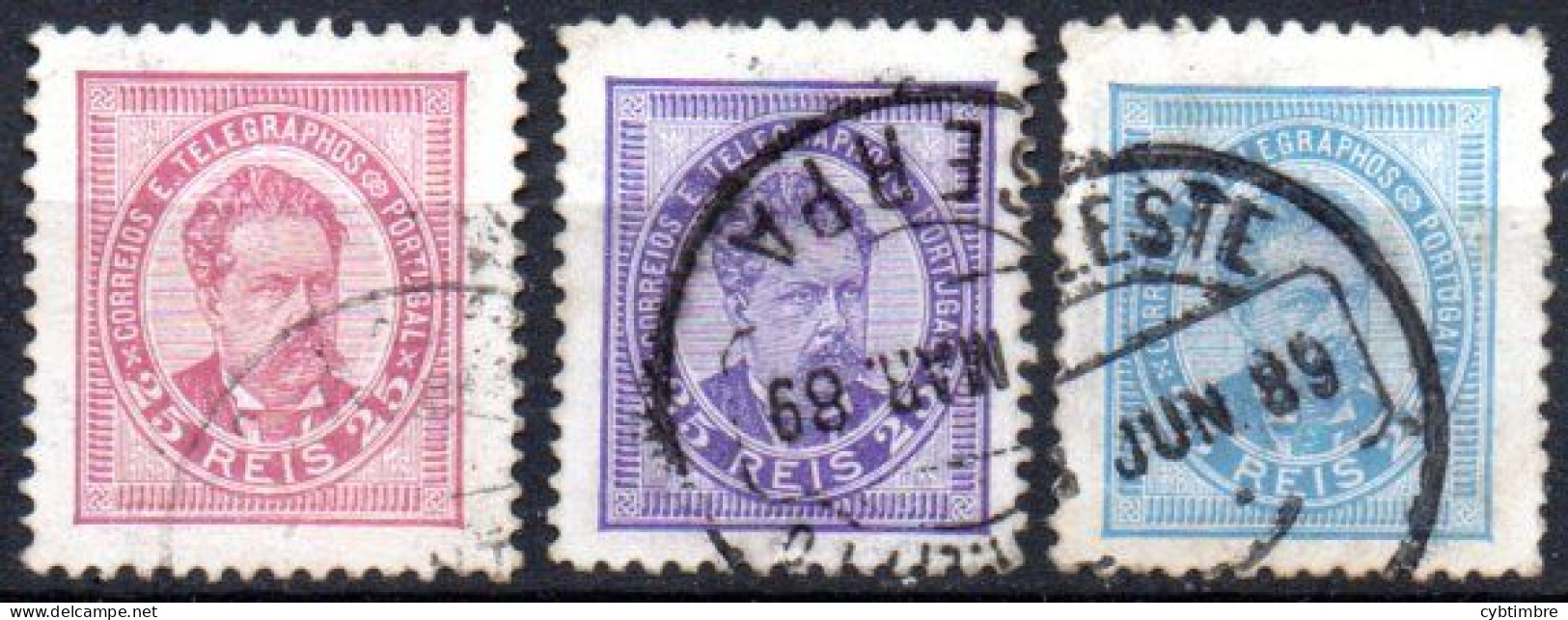 Portugal: Yvert N° 60A + 60B; Cote 9.00€ - Usati