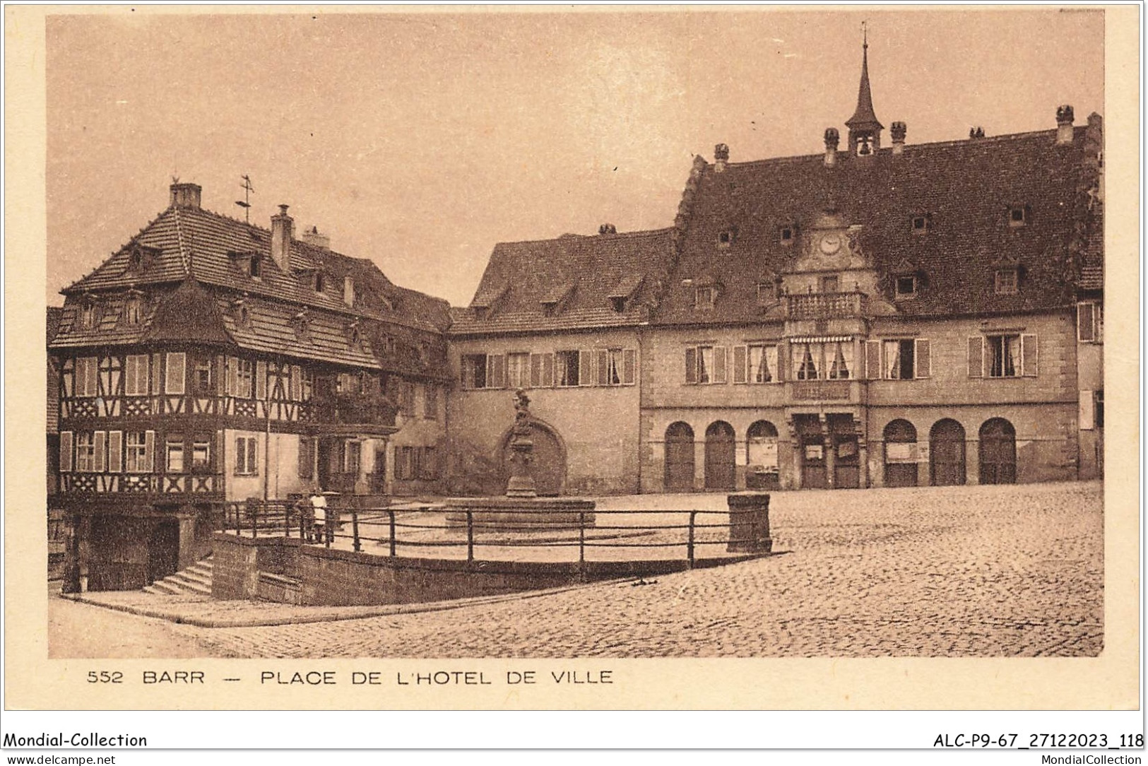 ALCP9-67-0889 - BARR -  Place De L'hôtel De Ville  - Barr