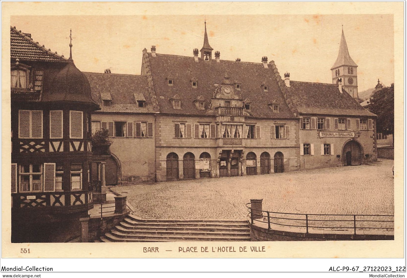 ALCP9-67-0891 - BARR -  Place De L'hôtel De Ville  - Barr