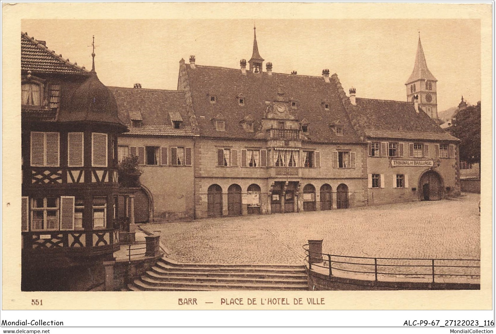 ALCP9-67-0888 - BARR -  Place De L'hôtel De Ville  - Barr