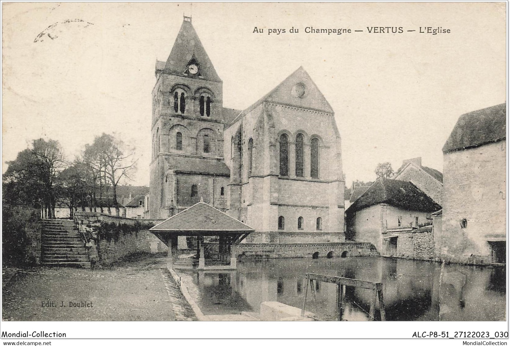 ALCP8-51-0731 - Au Pays Du Champagne - VERTUS - L'église   - Vertus