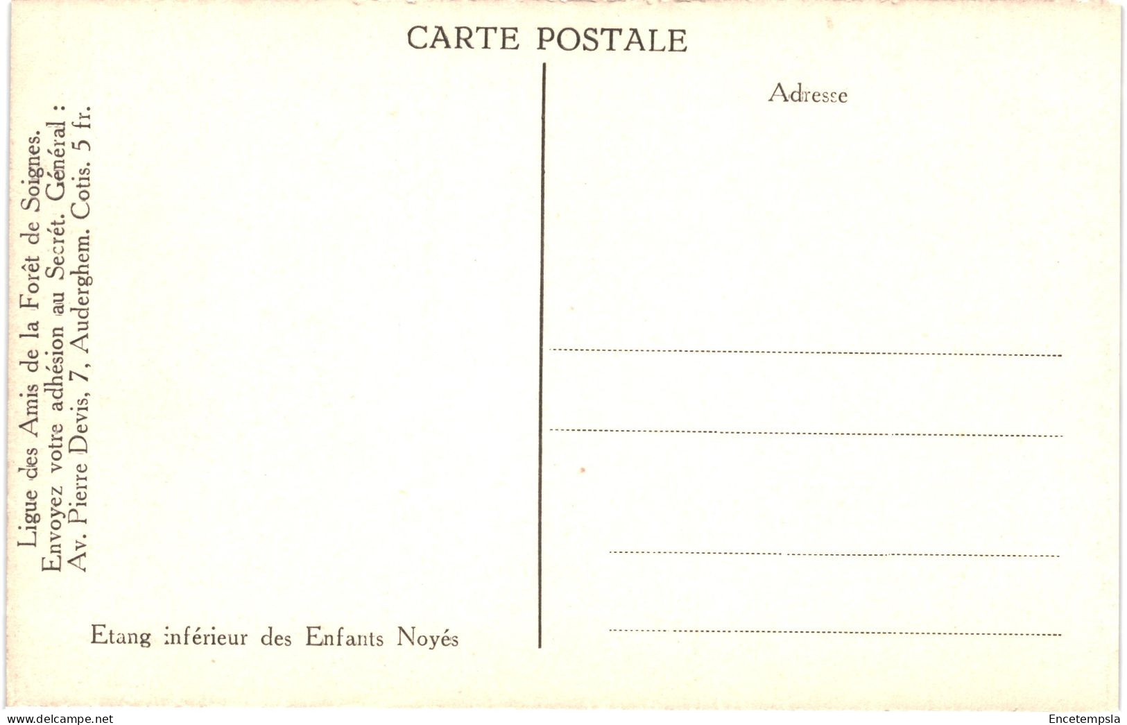 CPA Carte Postale Belgique  Bruxelles Etang Inférieur Des Enfants Noyés    VM79643 - Bossen, Parken, Tuinen