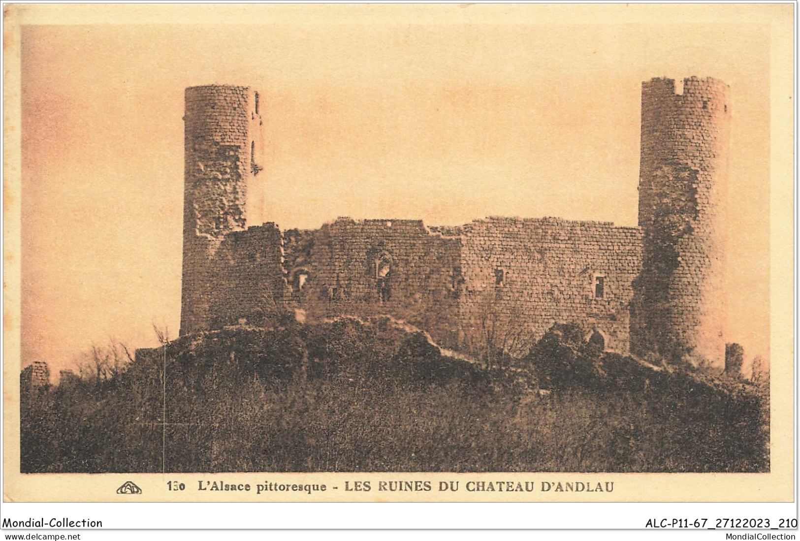 ALCP11-67-1136 - L'alsace Pittoresque - Les Ruines Du Château D'ANDLAU - Selestat