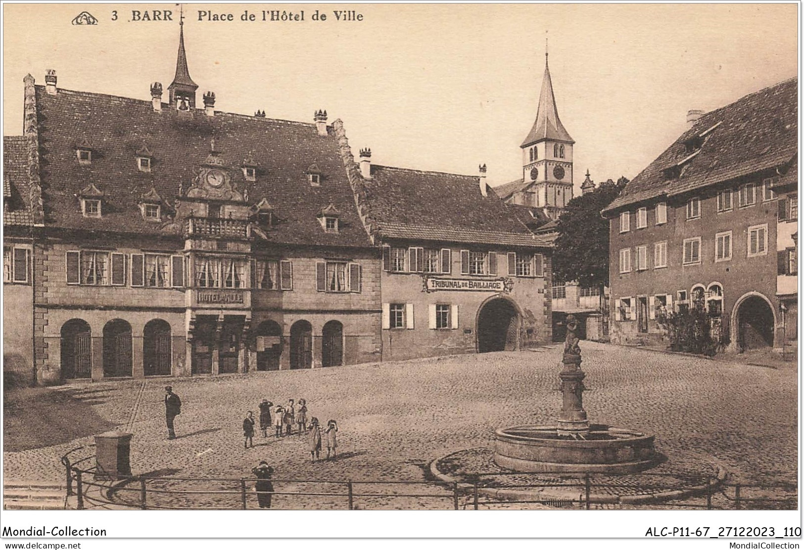 ALCP11-67-1086 - BARR - Place De L'hôtel De Ville - Barr