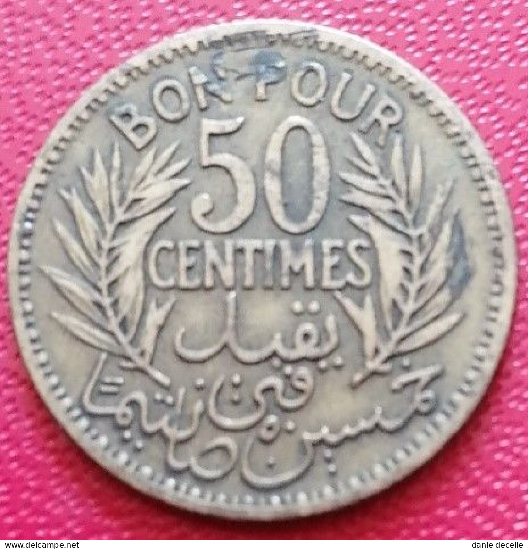 50 Centimes Tunisie 1345 (1926) - Túnez