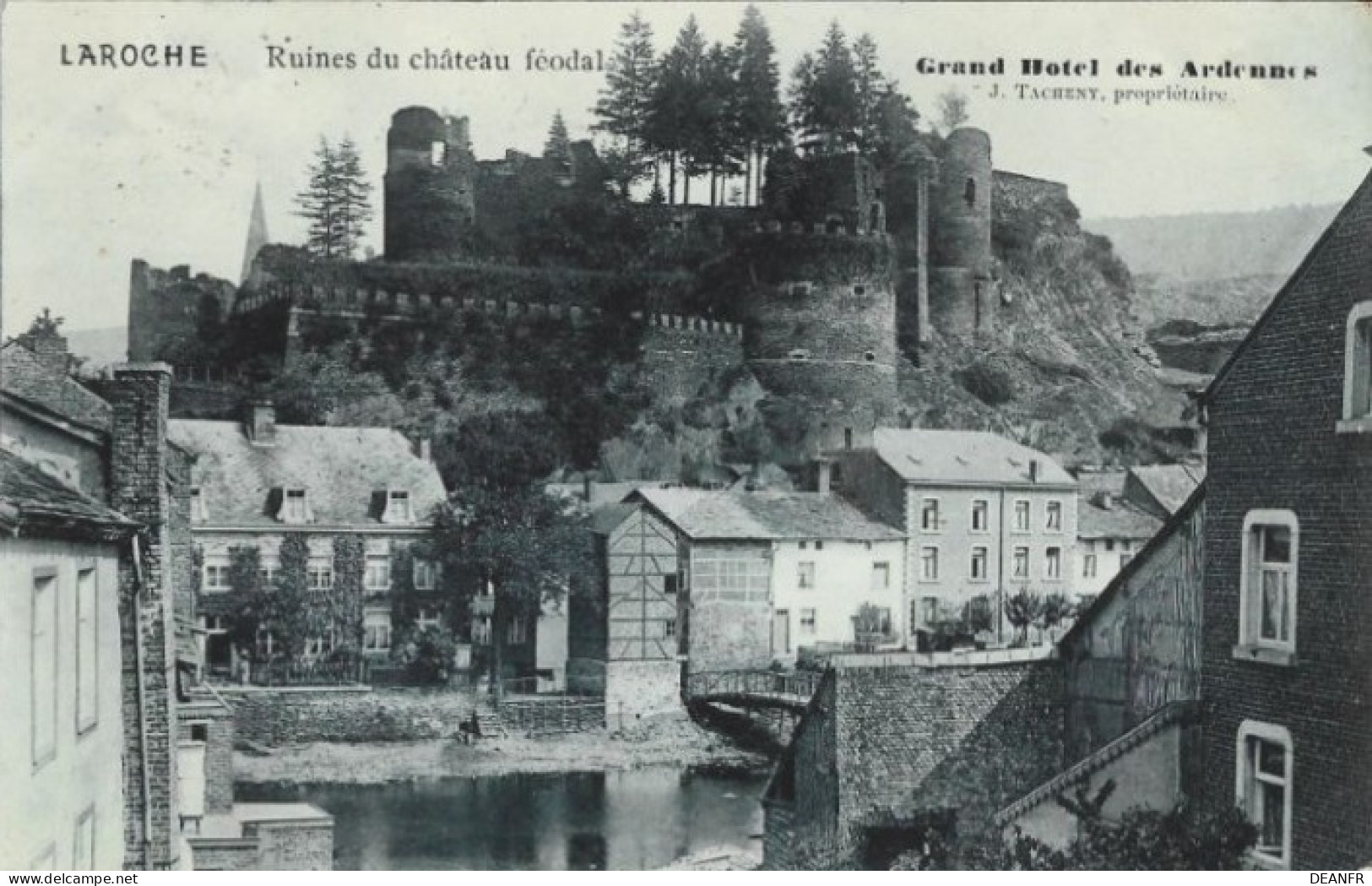 LA ROCHE EN ARDENNE : Ruines Du Château Féodal. Carte Impeccable. - La-Roche-en-Ardenne