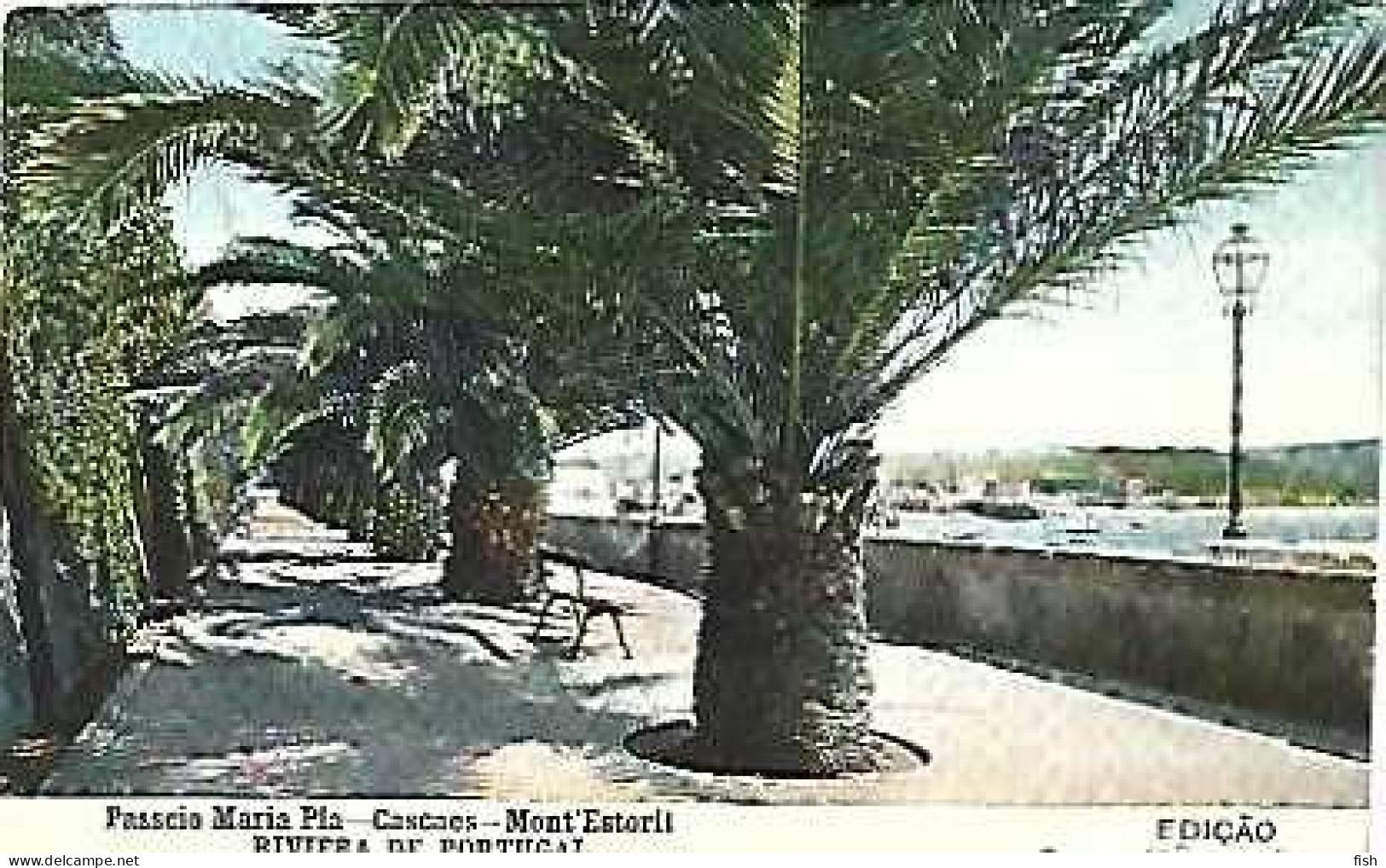 Portugal & Marcofilia, Cascaes, Passeio Maria Pia, Mont'Estoril, Riviera De Portugal, Lisboa A Luso 1907 (66669) - Storia Postale