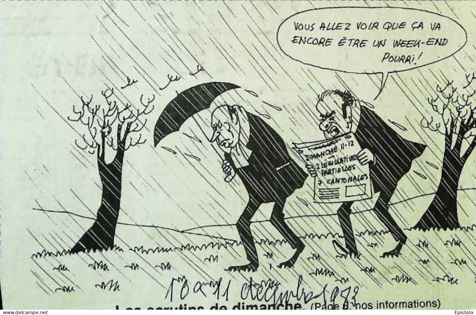► Coupure De Presse  Quotidien Le Figaro Jacques Faisant 1983   Mitterrand Marchais Elections Cantonales Legislatives - 1950 - Today
