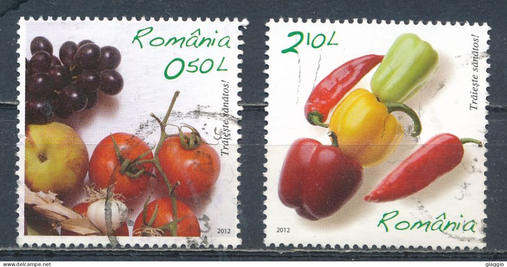 °°° ROMANIA - Y&T N° 5599/601 - 2012 °°° - Oblitérés