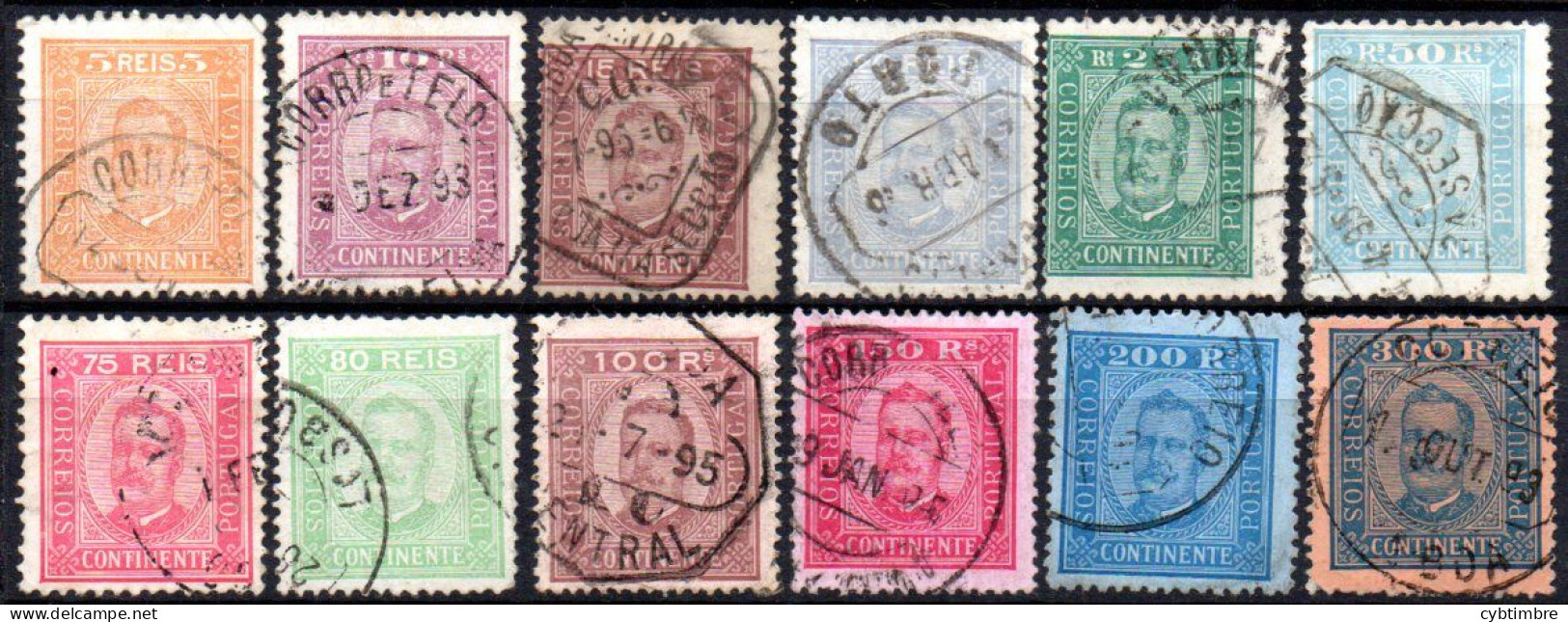 Portugal: Yvert N° 66/77; Les 76 Et 77 Signé; Cote 407.50€ - Used Stamps