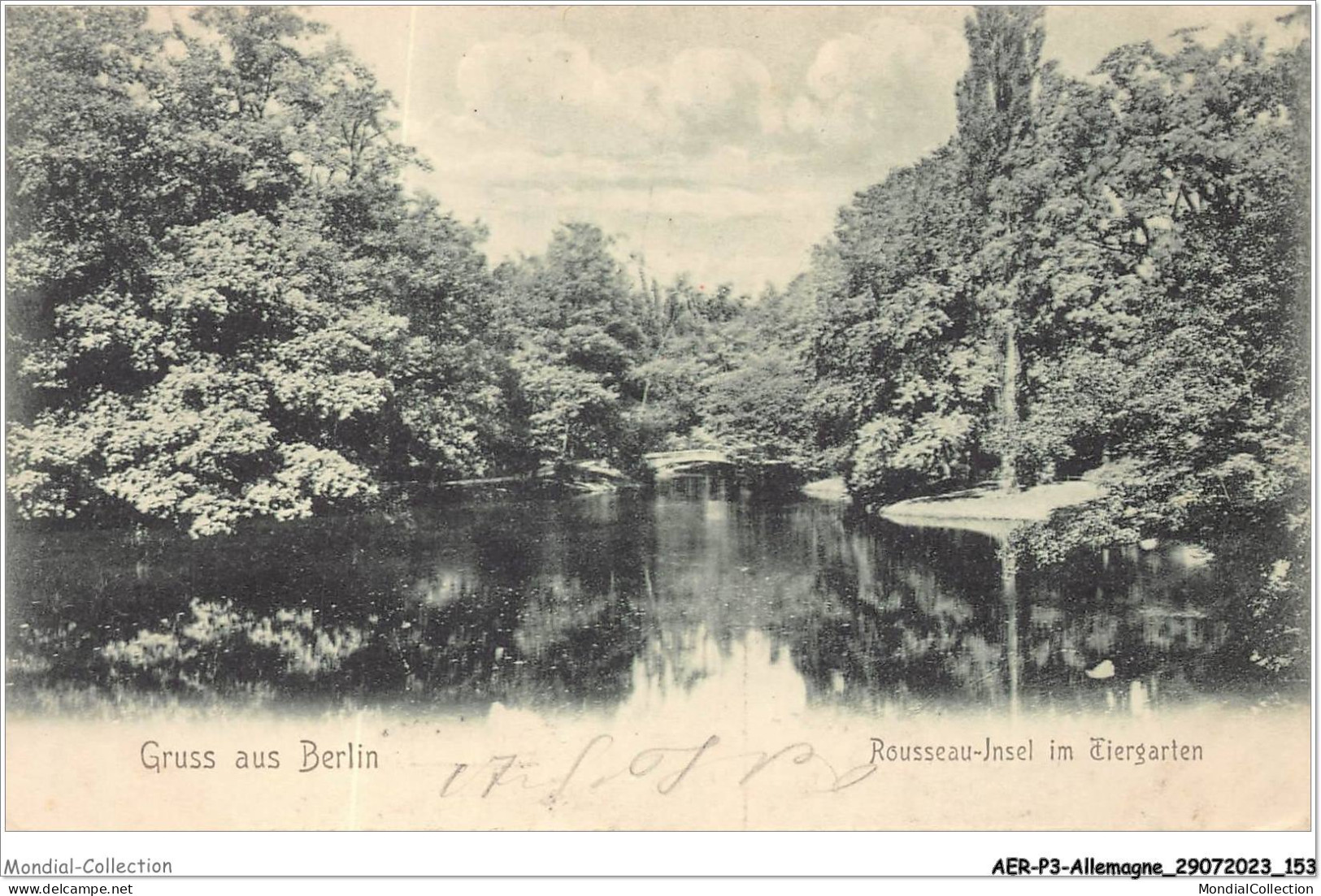 AERP3-ALLEMAGNE-0239 - GRUSS AUS BERLIN - Rousseau-insel Im Tiergarten - Dierentuin