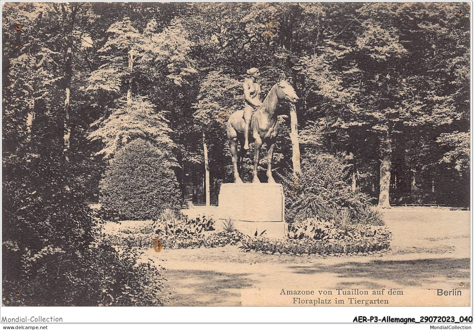 AERP3-ALLEMAGNE-0182 - BERLIN - Amazone Von Tuaillon Auf Dem Floraplatz Im Tiergarten - Dierentuin