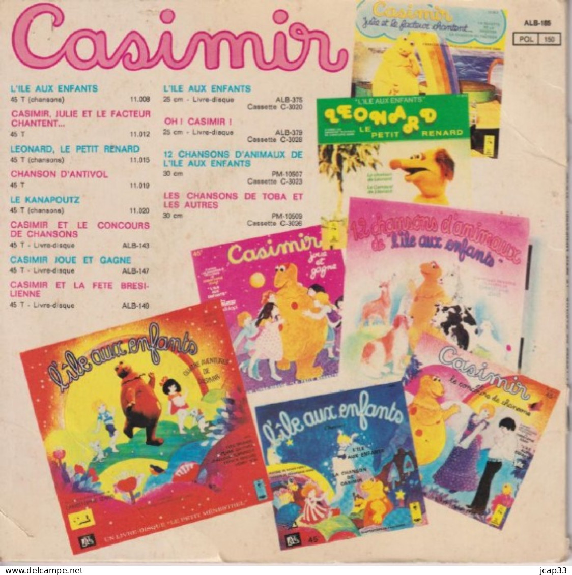 LIVRE DISQUE " LE PETIT MENESTREL "  -  La Lettre De CASIMIR  - 1979 - - Enfants