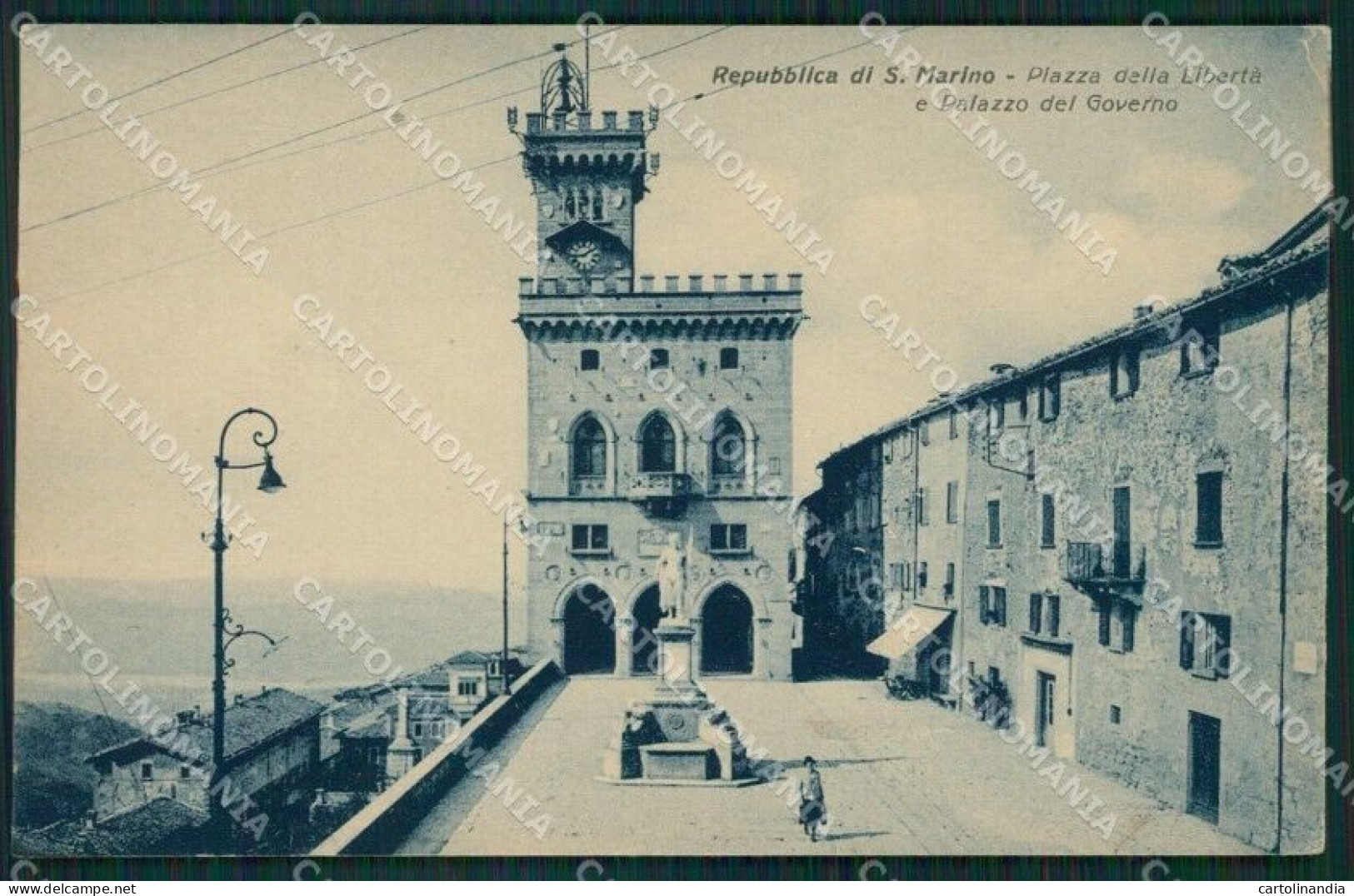 San Marino Palazzo Del Governo PIEGHINA Cartolina MQ5388 - Saint-Marin