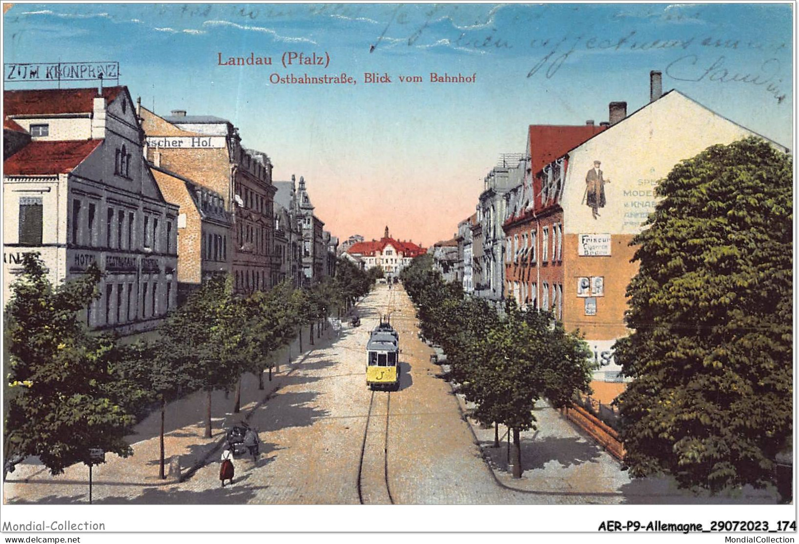 AERP9-ALLEMAGNE-0787 - LANDAU - Ostbahnstrasse - Blick Vom Bahnhof - Landau