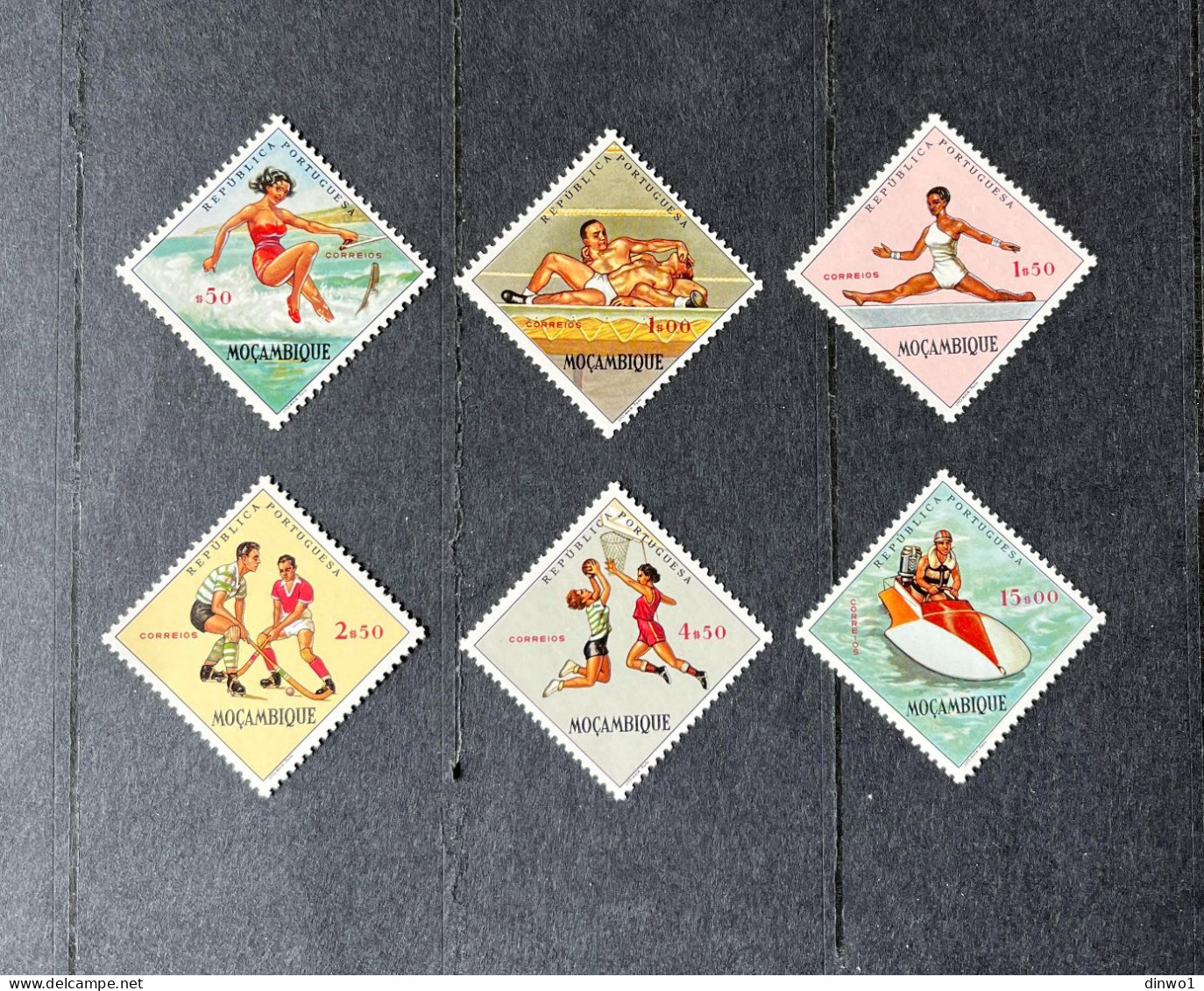 (Tv) Mozambique 1962 Sports Complete Set  - MNH - Mozambique