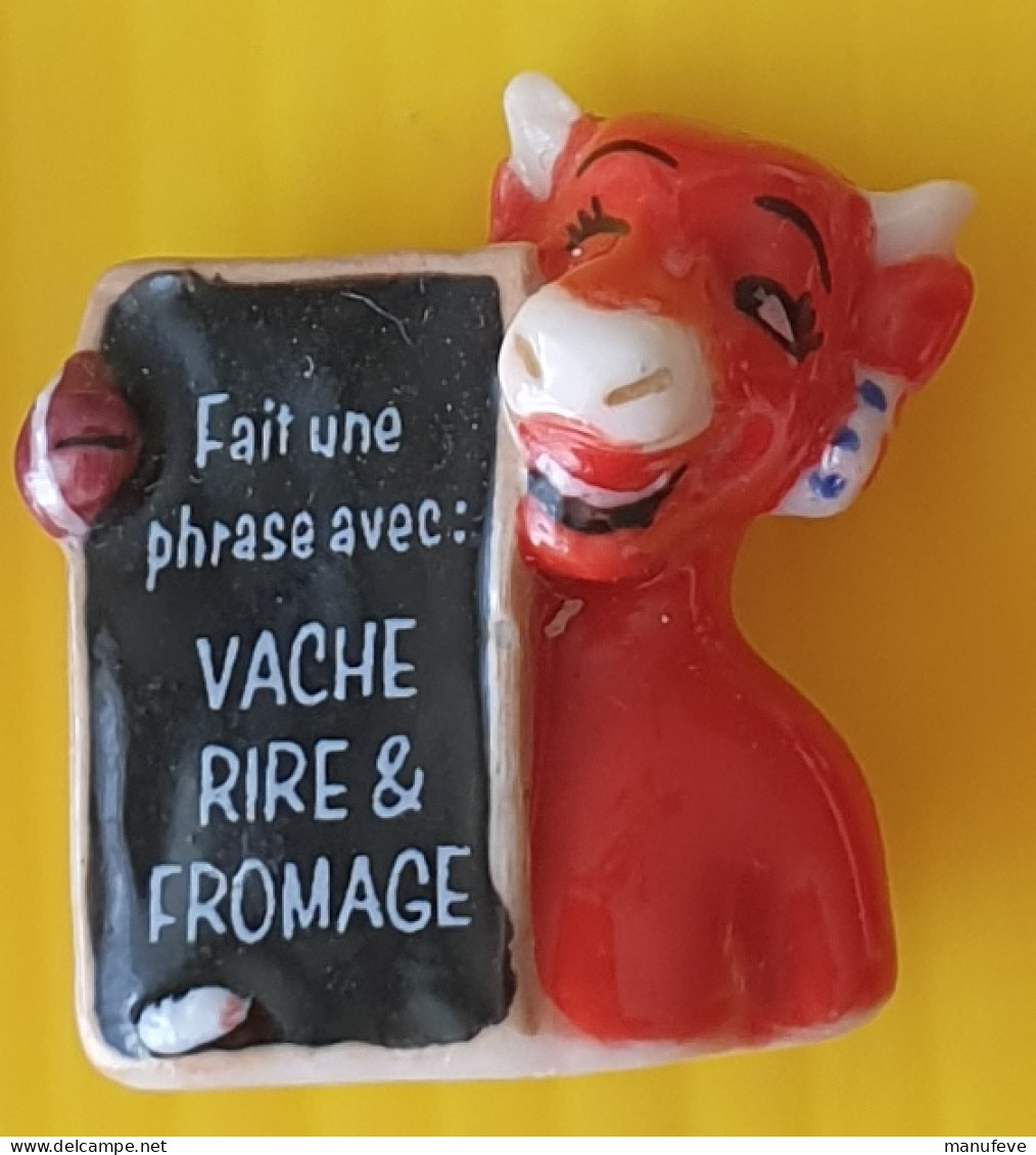 Fève Gage La Vache Qui Rit - Fait Une Phrase Avec :  Vache Rire & Fromage - Dieren