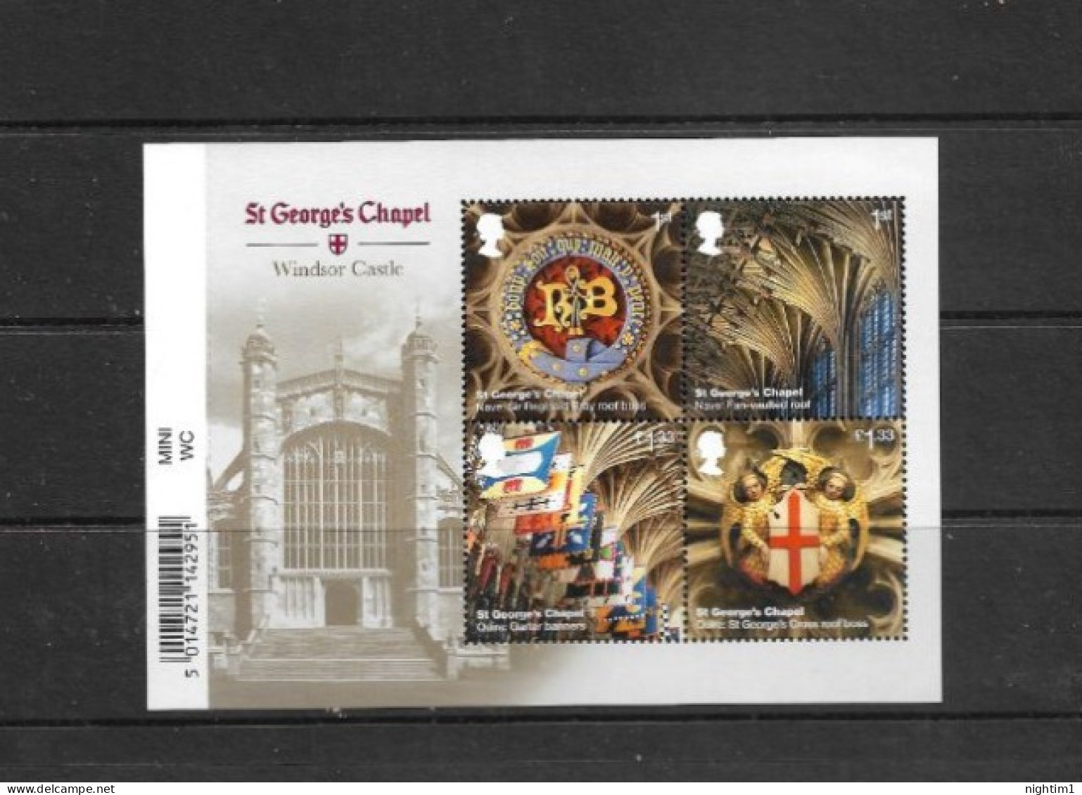 GREAT BRITAIN COLLECTION.  2017 CASTLE SOUVENIR SHEET. UNMOUNTED MINT. - Unused Stamps