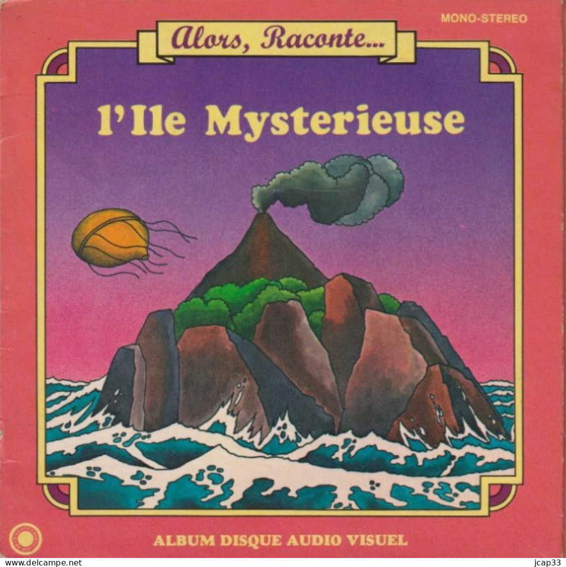 ALBUM DISQUE AUDIO VISUEL -  Collection " Alors, Raconte ... "  -  ADP 113 L'Ile Mystérieuse  - - Niños