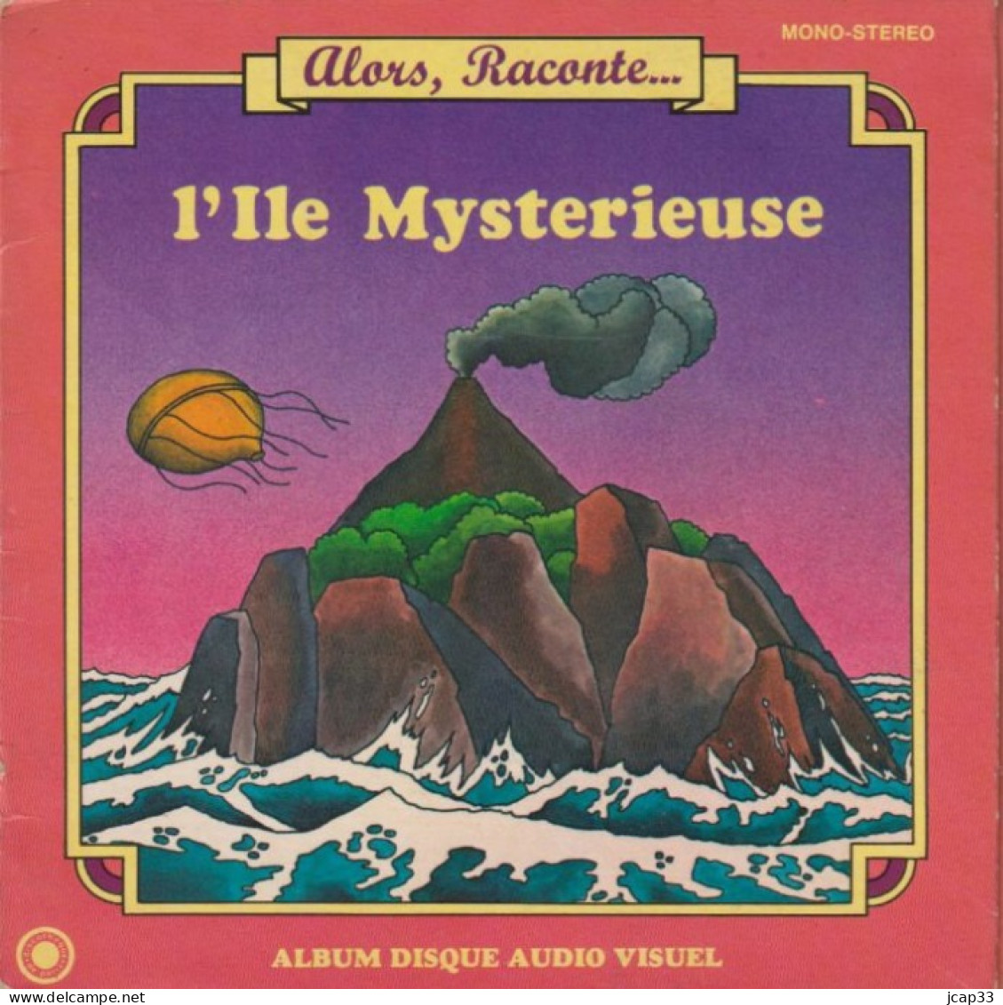 ALBUM DISQUE AUDIO VISUEL -  Collection " Alors, Raconte ... "  -  ADP 113 L'Ile Mystérieuse  - - Kinderen