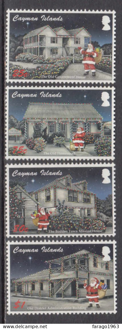 2013 Cayman Islands Christmas Noel Navidad Complete Set Of 4 MNH - Cayman Islands