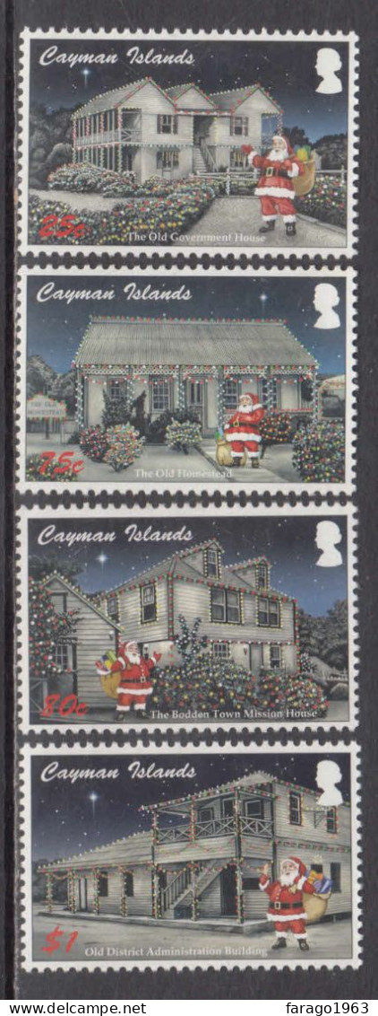 2013 Cayman Islands Christmas Noel Navidad Complete Set Of 4 MNH - Caimán (Islas)