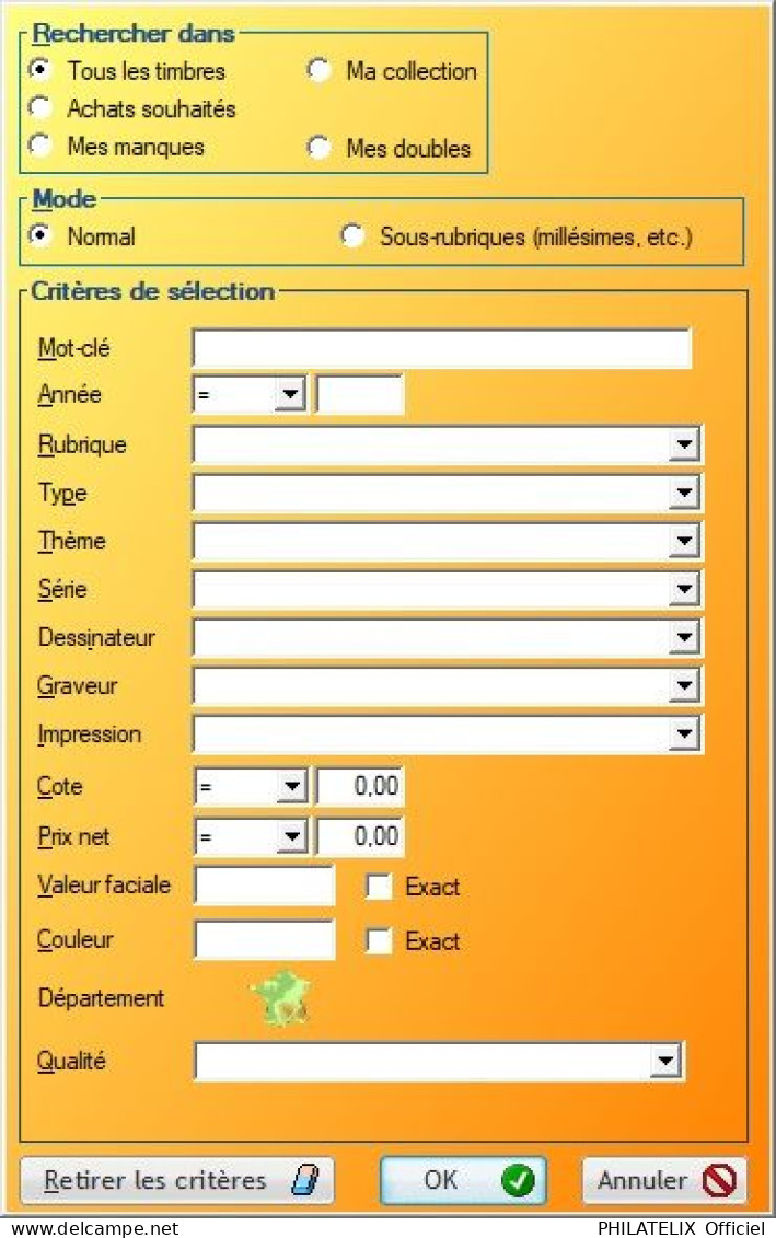 LOGICIEL PHILATELIX Iles Des Antilles, Pacifique Et Océan Indien 2024 (Gestion De Collections) - Francés