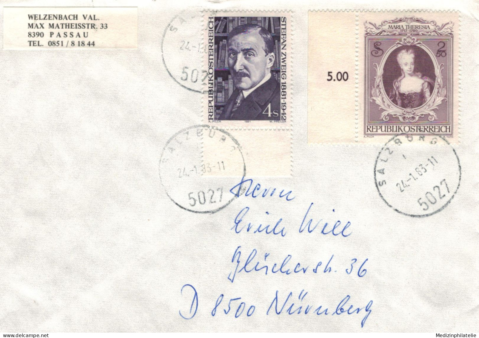 Stefan Zweig - Maria Theresia 5027 Salzburg 1983 - Writers