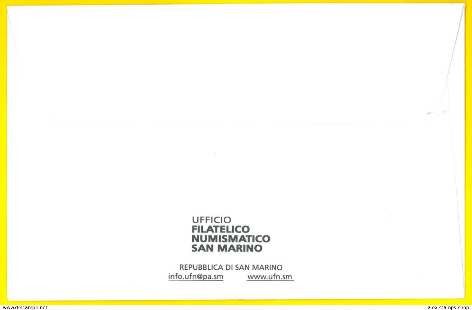 SAN MARINO 2021 FDC 65° Ann. Banca Sviluppo Consiglio D'Europa First Day Cover - FDC