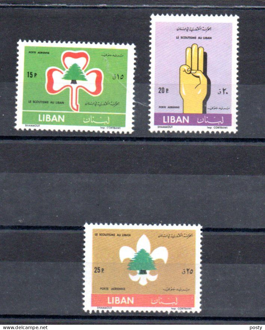 LIBAN - LEBANON - 1962 - SCOUTS - SCOUTISME - PFADFINDER - AIR MAIL - POSTE AERIENNE - - Liban