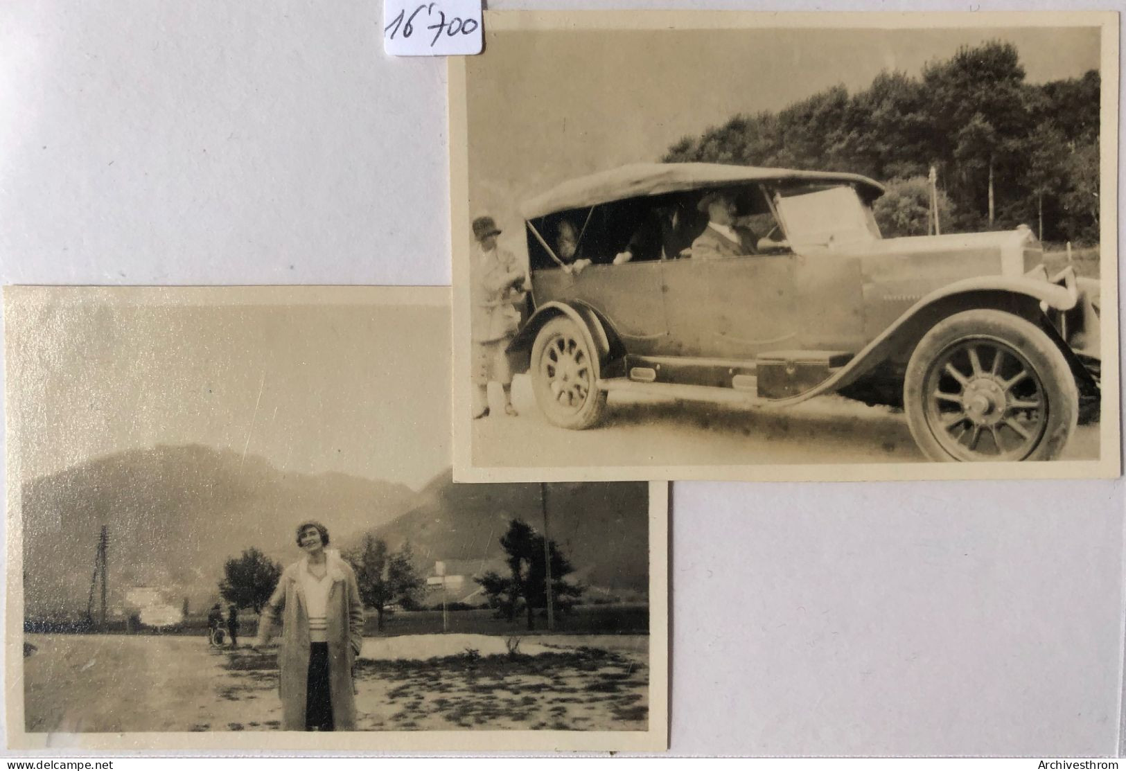 Villeneuve été 1929 : Belle Voiture Années 1920 Avec Capote Installée (16'700) - Villeneuve