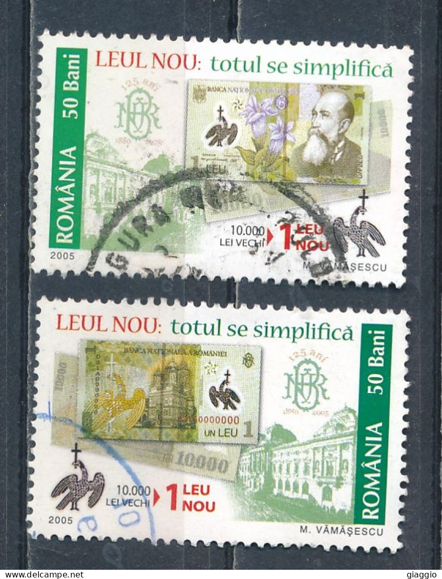 °°° ROMANIA - Y&T N° 4986/87 - 2005 °°° - Used Stamps