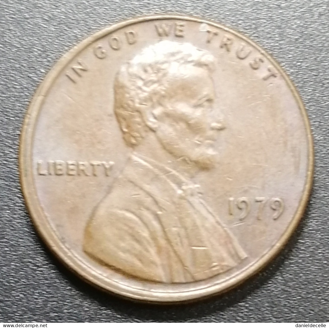 1 Cent USA 1979 (erreur De Frappe Coin Désaxé) - 1959-…: Lincoln, Memorial Reverse