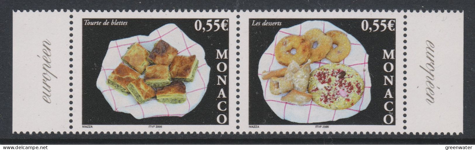 Europa Cept 2005 Monaco 2v   ** Mnh (59504) - 2005