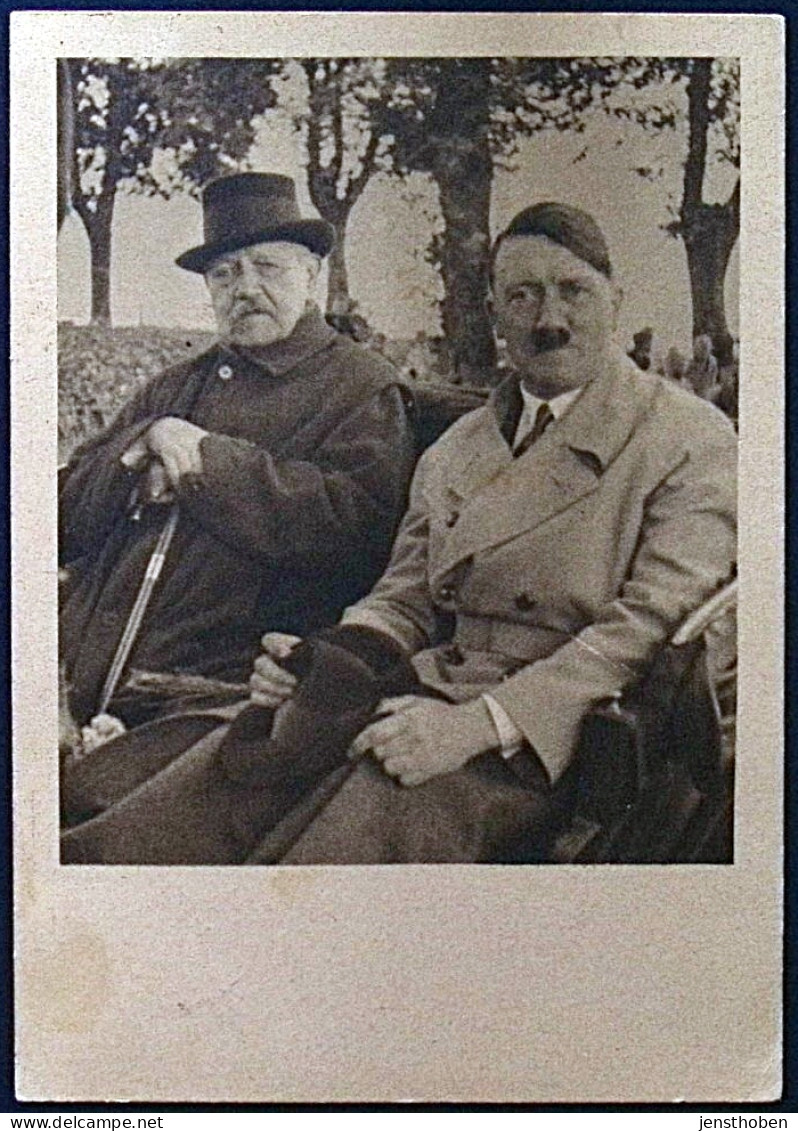 HINDENBURG Und HITLER Auf Gut Neudeck - 29.Juni 1933 - Politieke En Militaire Mannen